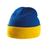 Bonnet bicolore avec revers