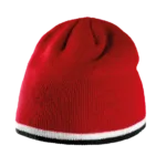Bonnet bande bicolore contrastée