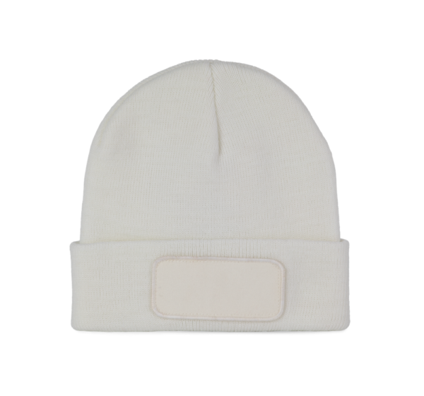 Bonnet avec patch