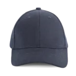 Casquette 6 panneaux en coton recyclé
