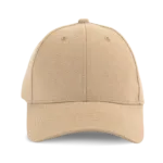 Casquette 6 panneaux en coton recyclé