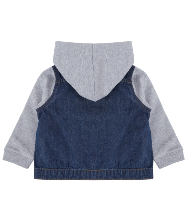 Veste en jean à capuche enfant