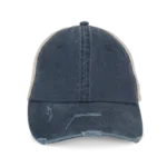 Casquette trucker écoresponsable  effet déchiré unisexe