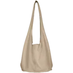 Sac bandoulière en molleton