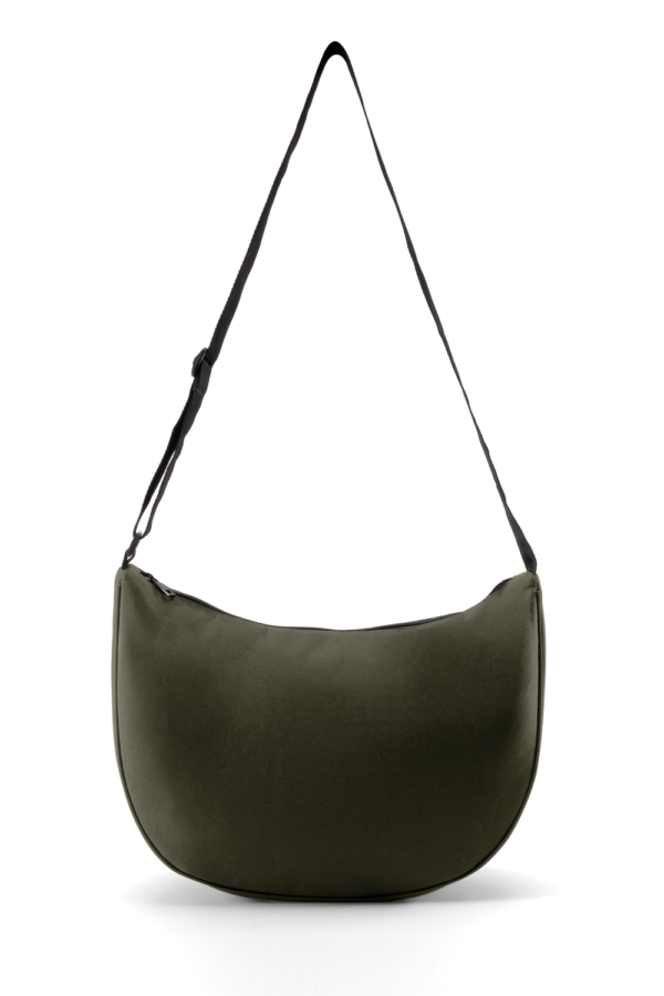 Sac bandoulière demi-lune écoresponsable