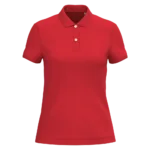Polo écoresponsable maille piquée femme