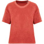 T-shirt écoresponsable en éponge femme