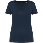 T-shirt écoresponsable col V femme