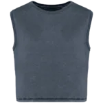 T-shirt écoresponsable  crop sans manche femme