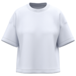 T-shirt écoresponsable boxy à épaules tombantes femme