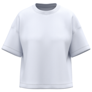 T-shirt écoresponsable boxy à épaules tombantes femme