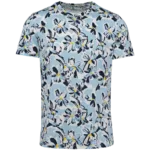 T-shirt écoresponsable imprimé tropical homme