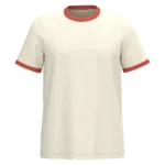 T-shirt ringer écoresponsable à bords contrastés effet délavé homme