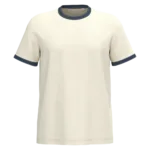 T-shirt ringer écoresponsable à bords contrastés effet délavé homme