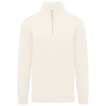 Sweat-shirt écoresponsable à col montant zippé homme