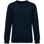 Sweat-shirt écoresponsable à col rond à épaules tombantes French Terry unisexe