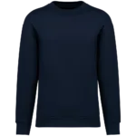 Sweat-shirt écoresponsable à col rond à épaules tombantes molleton gratté unisexe