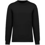Sweat-shirt écoresponsable à col rond à épaules tombantes molleton gratté unisexe
