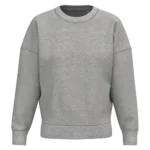 Sweat-shirt écoresponsable à col rond à épaules tombantes femme