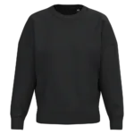Sweat-shirt écoresponsable à col rond à épaules tombantes femme