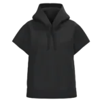 Sweat-shirt écoresponsable à capuche oversize sans manches French Terry femme