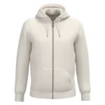 Sweat-shirt écoresponsable zippé doublé en sherpa unisexe