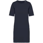 Robe t-shirt écoresponsable délavée femme