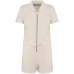Combinaison short écoresponsable en éponge femme