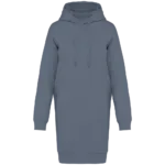 Robe sweat-shirt écoresponsable à capuche femme