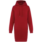 Robe sweat-shirt écoresponsable à capuche femme