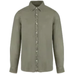 Chemise écoresponsable délavée homme