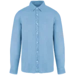 Chemise écoresponsable délavée homme