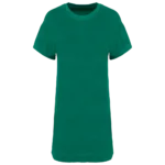 Robe t-shirt écoresponsable en éponge à épaules tombantes femme