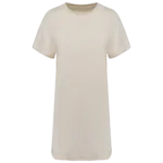 Robe t-shirt écoresponsable en éponge à épaules tombantes femme
