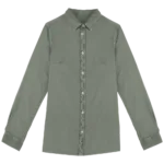 Chemise écoresponsable délavée femme