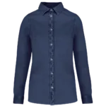 Chemise écoresponsable délavée femme