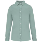 Chemise écoresponsable délavée femme