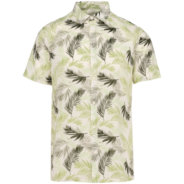 Chemise imprimé végétal homme