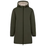 Veste écoresponsable imperméable doublée en sherpa unisexe