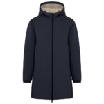Veste écoresponsable imperméable doublée en sherpa unisexe