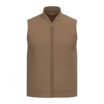 Bodywarmer rembourré en sergé écoresponsable à col teddy unisexe