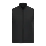 Bodywarmer rembourré en sergé écoresponsable à col teddy unisexe