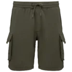 Short cargo écoresponsable délavé French Terry homme