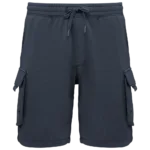 Short cargo écoresponsable délavé French Terry homme