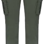 Pantalon cargo écoresponsable délavé femme