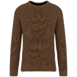 Pull écoresponsable à grosses mailles homme