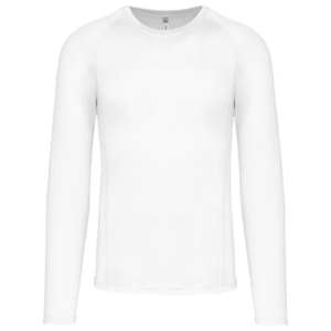 T-shirt double peau sport manches longues unisexe