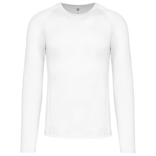 T-shirt double peau sport manches longues unisexe