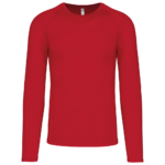 T-shirt double peau sport manches longues unisexe