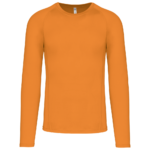 T-shirt double peau sport manches longues unisexe